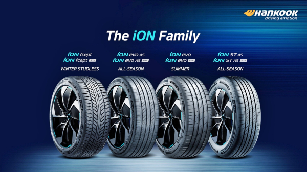 한국타이어 전기차 전용 타이어 브랜드 아이온 전체 라인업