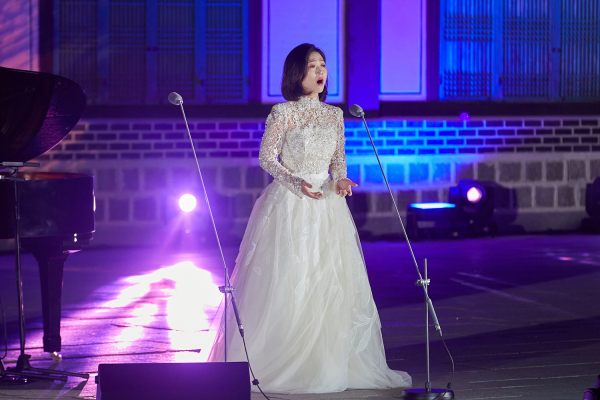 공연 진행 장면/아산시 제공