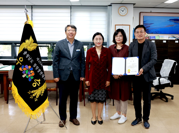 보령시립합창단 대상 수상 모습