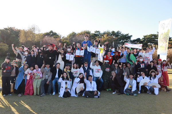 멍때리기 참가자 단체사진