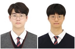 (좌)한솔고-유송민, (우)한솔고-민경원