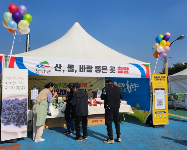 2023 충남 귀농 귀촌 우수농산물 판촉 대전 참가 모습