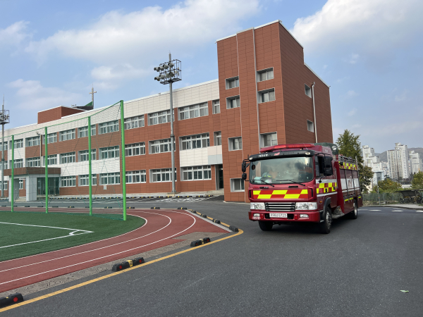 소방차 진입로 등 소방시설 실태점검 모습