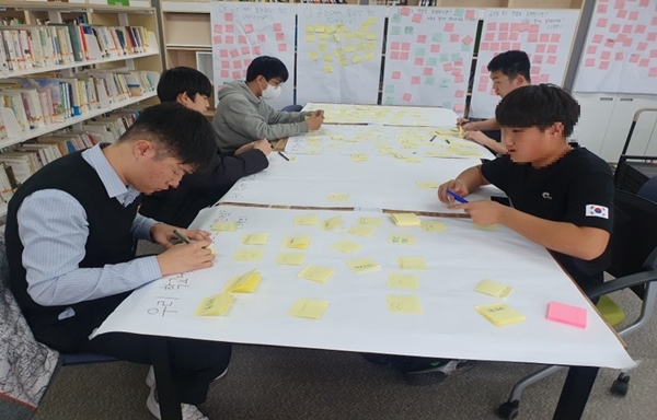 대전경덕중 공간혁신사업. 사용자참여설계수업