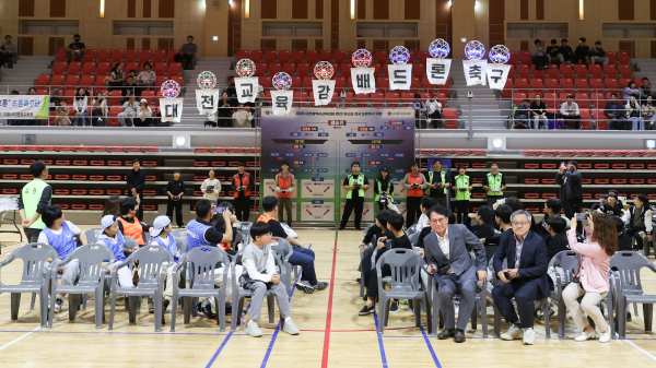 ‘제3회 대전광역시교육감배 2023 전국 유소년 드론축구대회’ 현장 모습