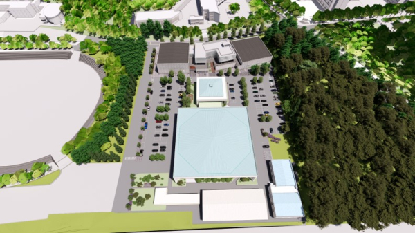 충남대학교 스포츠콤플렉스 조감도