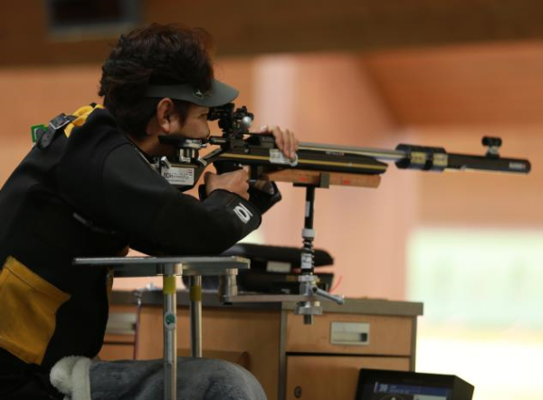 사격 경기 모습
