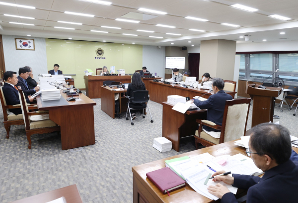 제348회 정례회 기획경제위원회 행정사무감사(충남도립대학교)