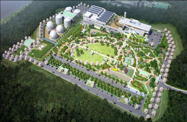 대전하수처리장 시설현대화사업 조감도.