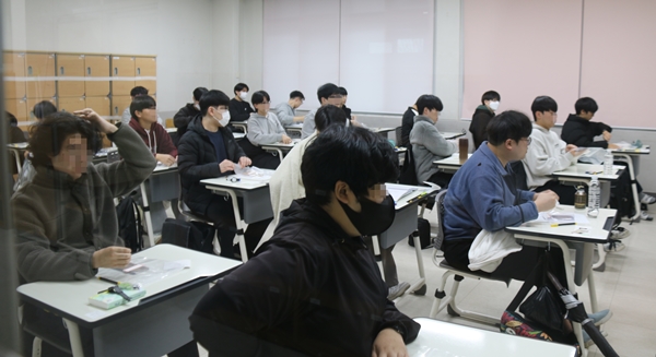 2024학년도 수능 시험장 모습