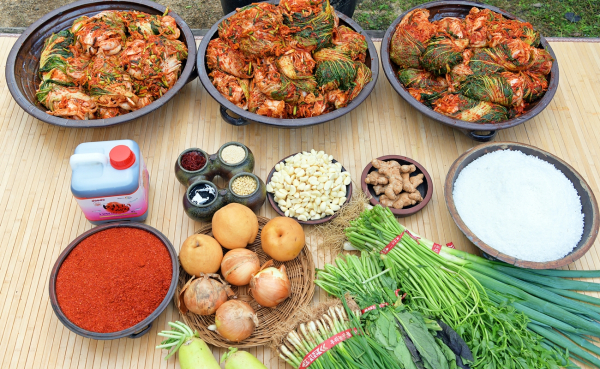 김장김치 및 김장재료 사진