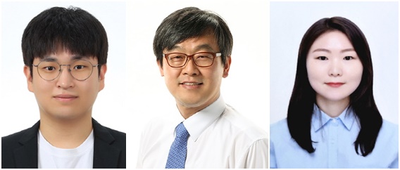 (왼쪽부터)연구책임자 김준, 연구책임자 이준호, 제1저자 임지선