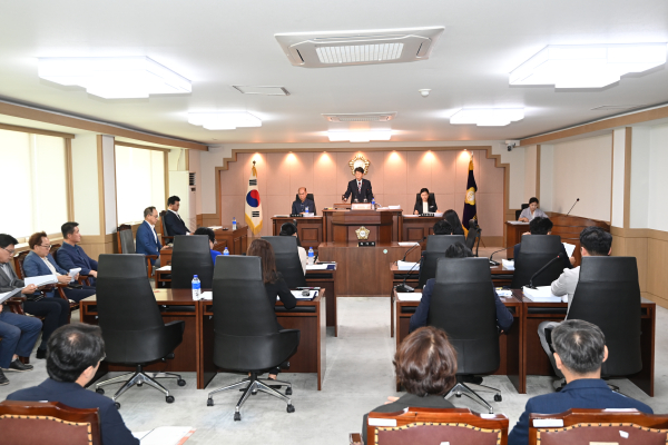 대덕구의회 행정감사 모습