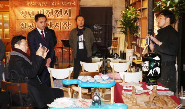 지난 1일, ‘청년 비전전시, 철공 철판시장’ 축제 개최 모습