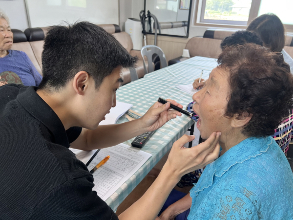 예산군보건소, 경로당 구강보건사업 현장