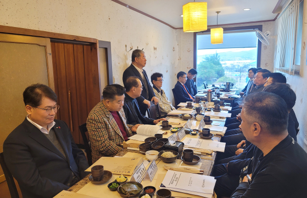 이관노 논산세무서장 초청 기업인 간담회 모습