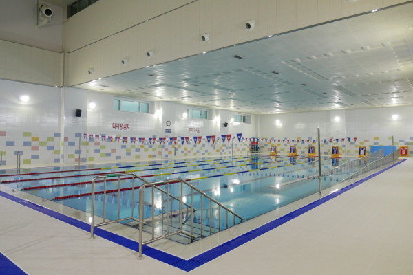 북부스포츠센터 실내수영장/천안시 제공<br>