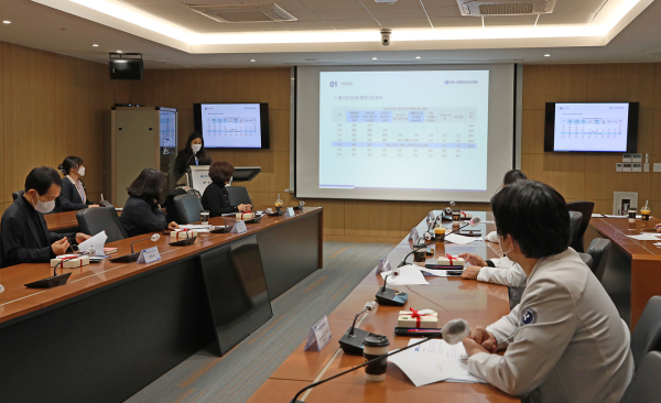 세종권역 필수보건의료 원외 대표협의체 2차 회의 진행 모습