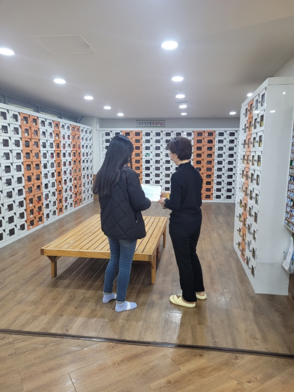 중구청 위생과에서 진행한 목욕장업 안전사고예방 및 위생점검 현장 사진