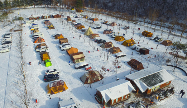 상소동 오토캠핑장 전경