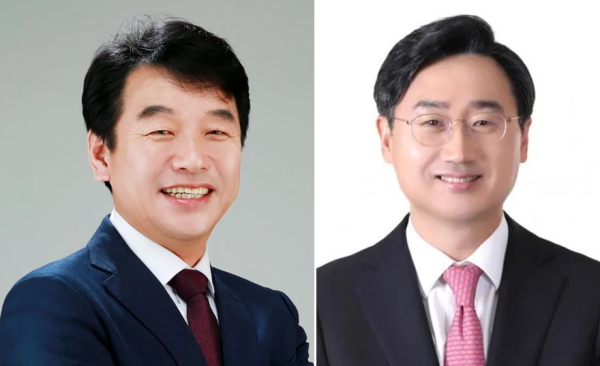 (왼쪽부터)문진석 국회의원, 신범철 전 국방부 차관