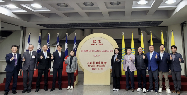 행정문화복지위원회, 대만 타이베이 시의회 방문 모습