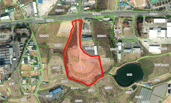 봉주로 배드민턴장 위치도/천안시 제공