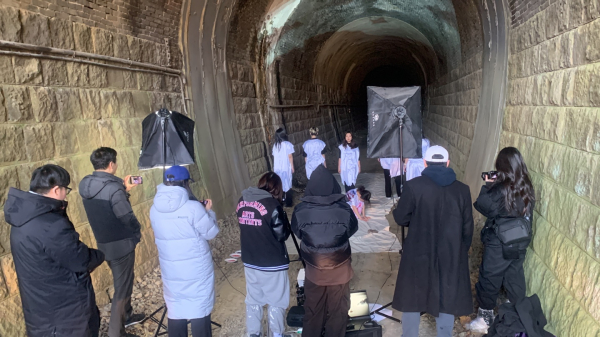 구정리 터널 공연