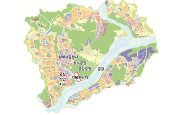국립박물관단지 위치도