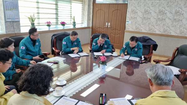 교육위 서천특화시장 화재 피해 학생 위문