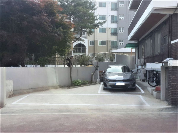 내 집 주차장 설치 완료 모습
