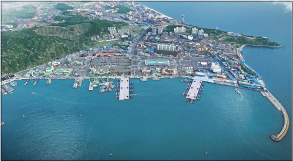 대천항 돌제물양장 건설 조감도