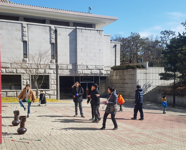 전통놀이 체험 모습