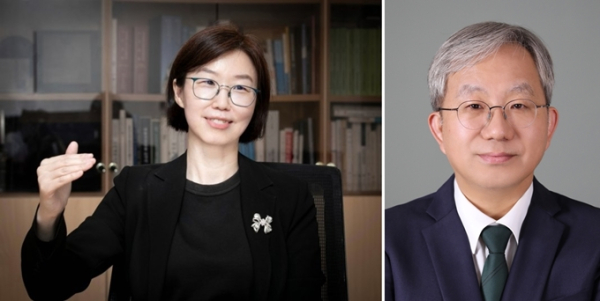 [좌부터] 서울대 오도연, 서울대 장진영 교수