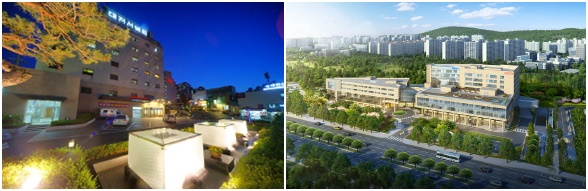 (좌)대전선병원, 유성선병원 전경