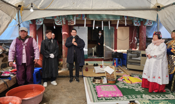 지난 12일 부석면 창리 일원에서 열린 창리 영신제