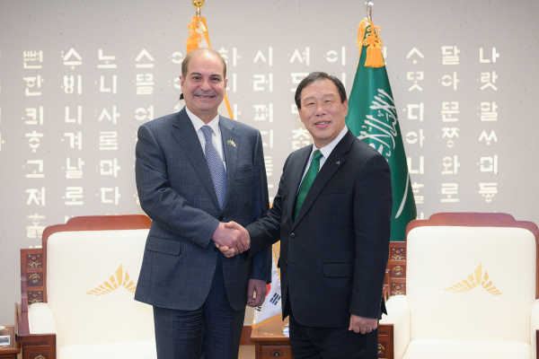 20일 최민호 시장, 사미 알사드한 주한 사우디아라비아 대사 접견