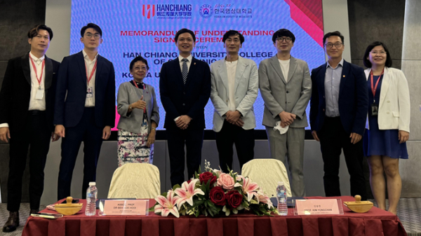 말레이시아 행정수도 푸트라자야 소재 멀티미디어대학교(MMU) 및 페낭의 한창대학교와 영화 콘텐츠 제작 협력