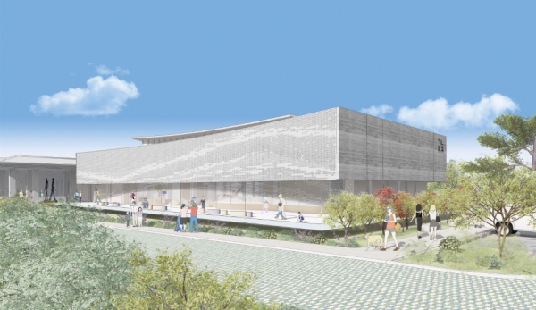 고남패총박물관 증·개축 조감도.