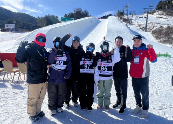제105회 전국동계체육대회에 참가한 세종시 선수단 모습