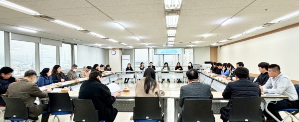 노인맞춤돌봄서비스, 응급안전안심 서비스 관계자와의 간담회 개최 모습