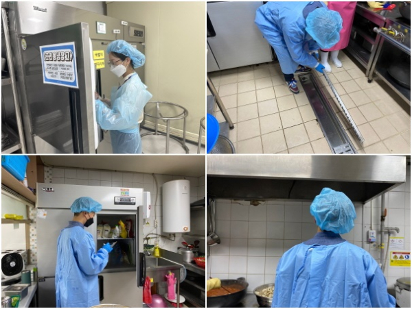 집단급식소 합동점검 모습