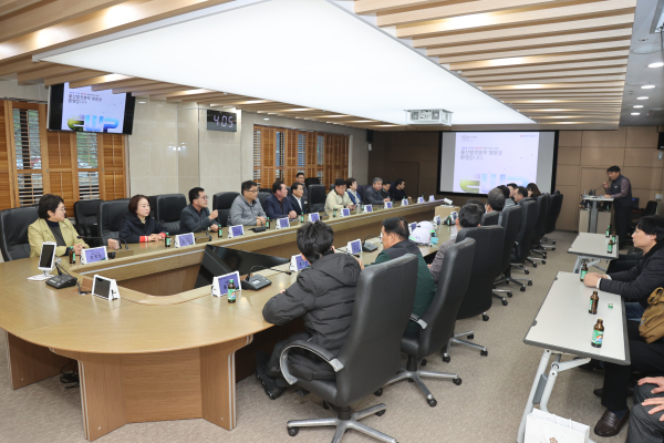 한국동서발전(주)울산발전본부 본부장 및 간부직원과의 대화의 시간 모습