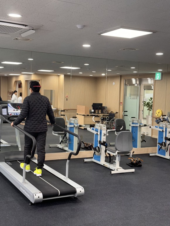 홍성군보건소 내에 있는 장애인 대상 재활운동실