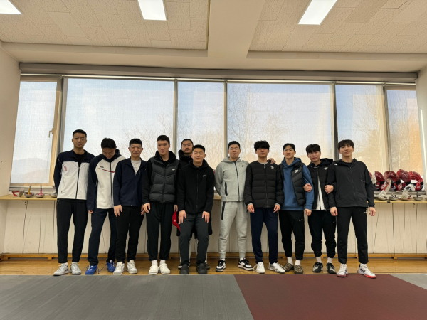 해남군청 펜싱팀, 대전대학교에 전지훈련 캠프