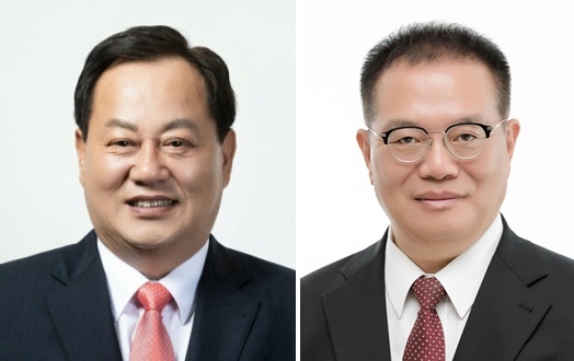 (왼쪽부터)국민의힘 이은권, 강영환 대전 중구 국회의원 예비후보