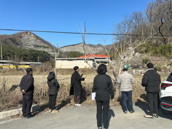 해빙기 산사태취약지역 점검