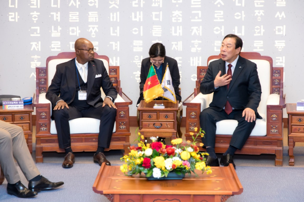 세종시-카메룬 정부 고위공무원 대표단 면담