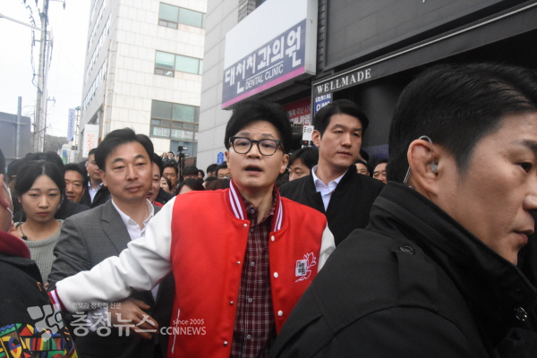 한동훈 위원장 보령 방문 모습