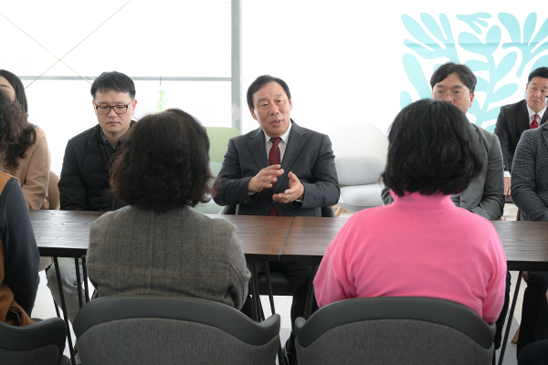 세종시 농업인대학 방문 모습